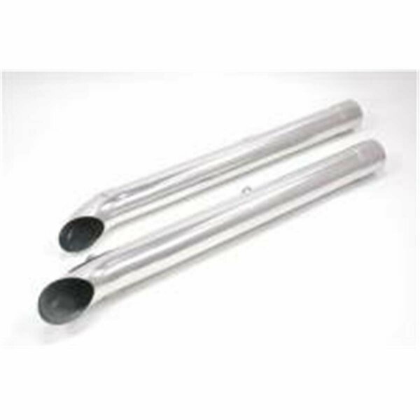 Bromas D930 4.0 x 46.0 in. Steel Exhaust Side Tubes for Chevrolet - Ceramic Coated - Set of 2 BR3614843